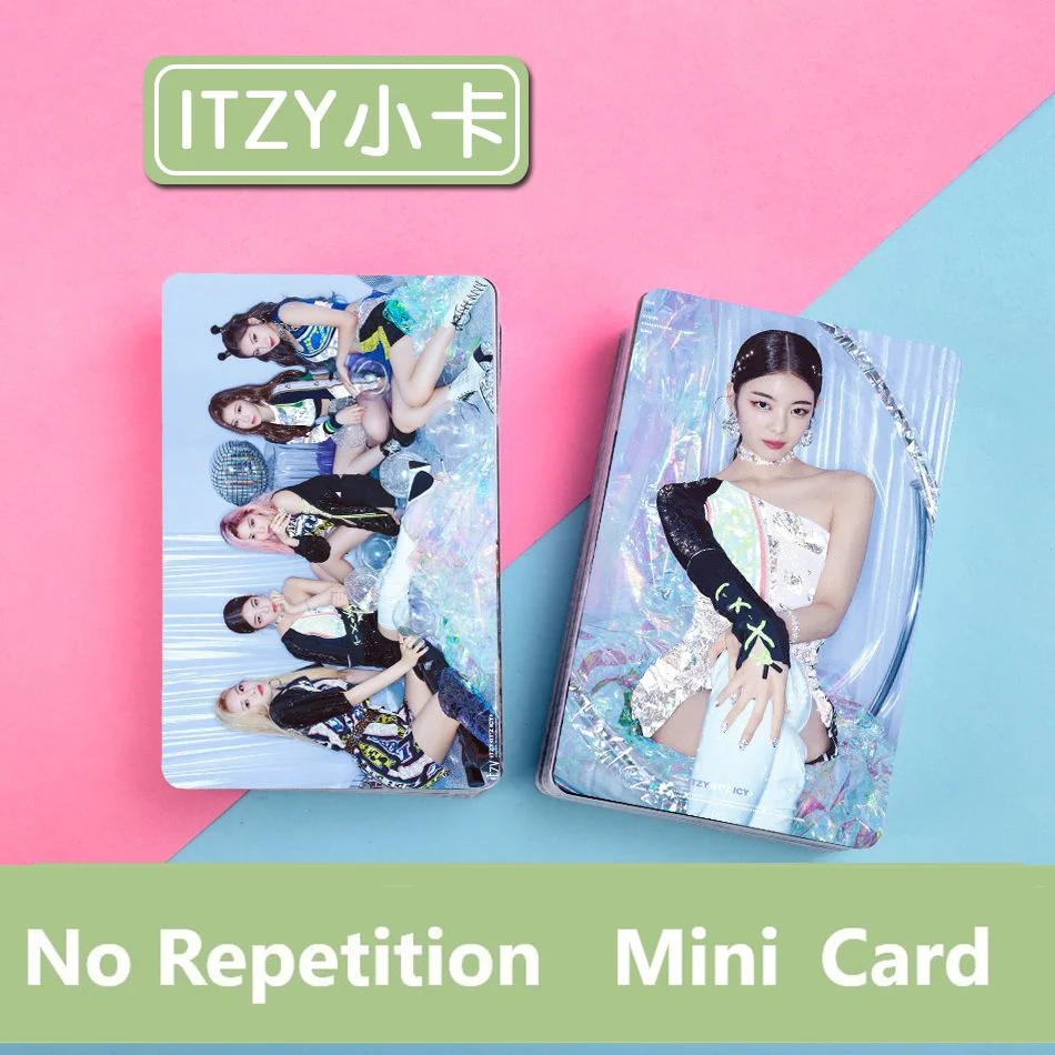 Series2 ITZY YEJI Choi Jisu Lia CHAERYEONG YUNA Shin Ryujin RYUJIN Group Plus Single Mini Card Wallet Lomo Card With Photo Album