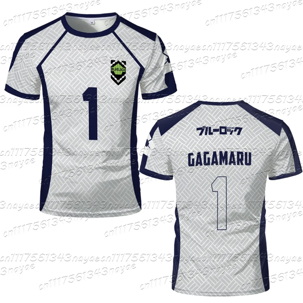 2026 Neues Herren Blue Lock Anime Fußballtrikot T-Shirt Damen Rundhals Sportoberteil Kinder Lässiges Kurzarm-T-Shirt – Detail 9