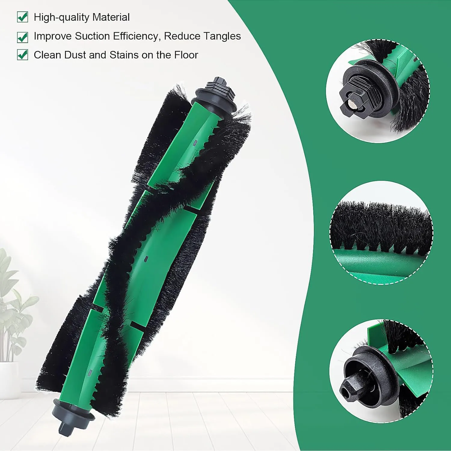 Replacement Parts Kit for Roborock Q7 M5 Robot Vacuum 6 Main Brushes 4 Side Brushes 4 Mop Cloths 4 Filters 6 Dust Bags