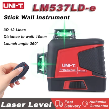 UNI-T LM573LD-e laser level 3D 12 lines 360 horizontal vertical professional self leveling construction tool laser level meter