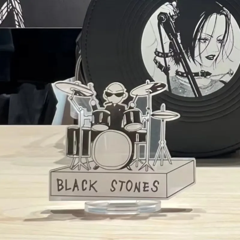 Anime NANA Osaki Nana Black Stones Nobu Shin Yasu Cosplay Stand Model Plate Acrylic Desktop Figure 4Pcs/Set Accessories Props