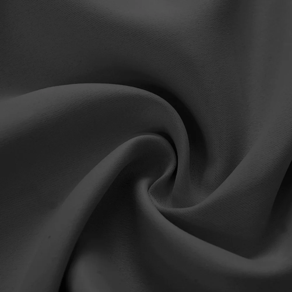 ستارة حجب الضوء ستائر نافذة قصيرة للمنزل والفندق والمطعم رمادي فاتح لون نقي تصميم حديث لباب المطبخ