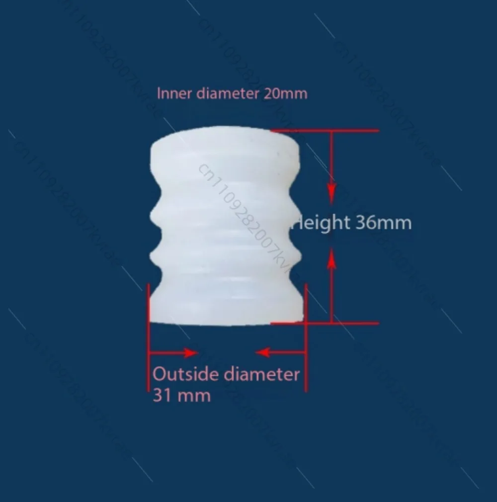 

2Pcs Silicone Pipes Accessories Elastic Sleeve Tubes Sealing Rings Of Stirrer Ice Cream Maker Spare Parts Soft Serve Machines