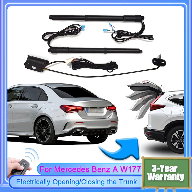 For Mercedes Benz A Class MB W177 Sedan 2018~2024 Car Electric Tailgate Lift Auto Tail Gate Opener Automatic Lifting Rear Door