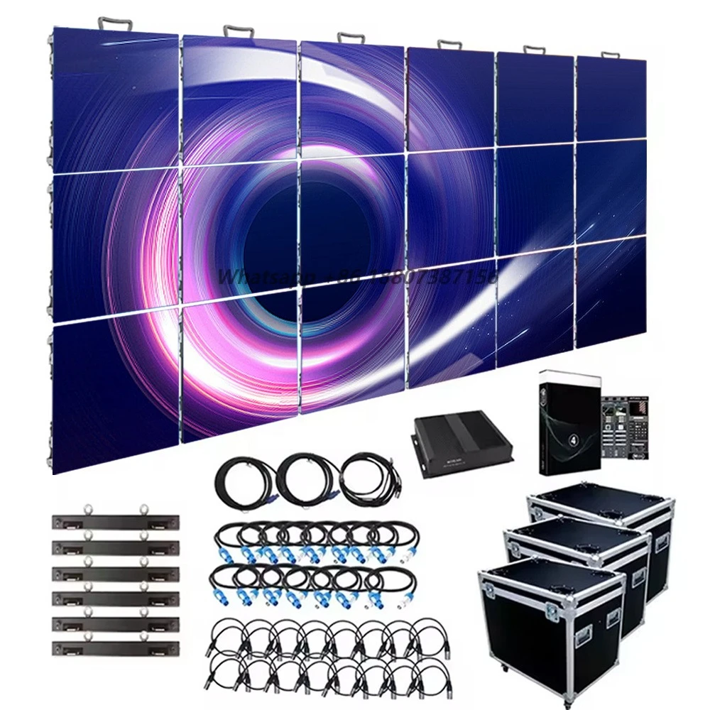 4K 8K Indoor Video Wall Uhd Led P2 P3 Screen Panel Full Color Screen Complete System Led Video Wall Led Display Screen