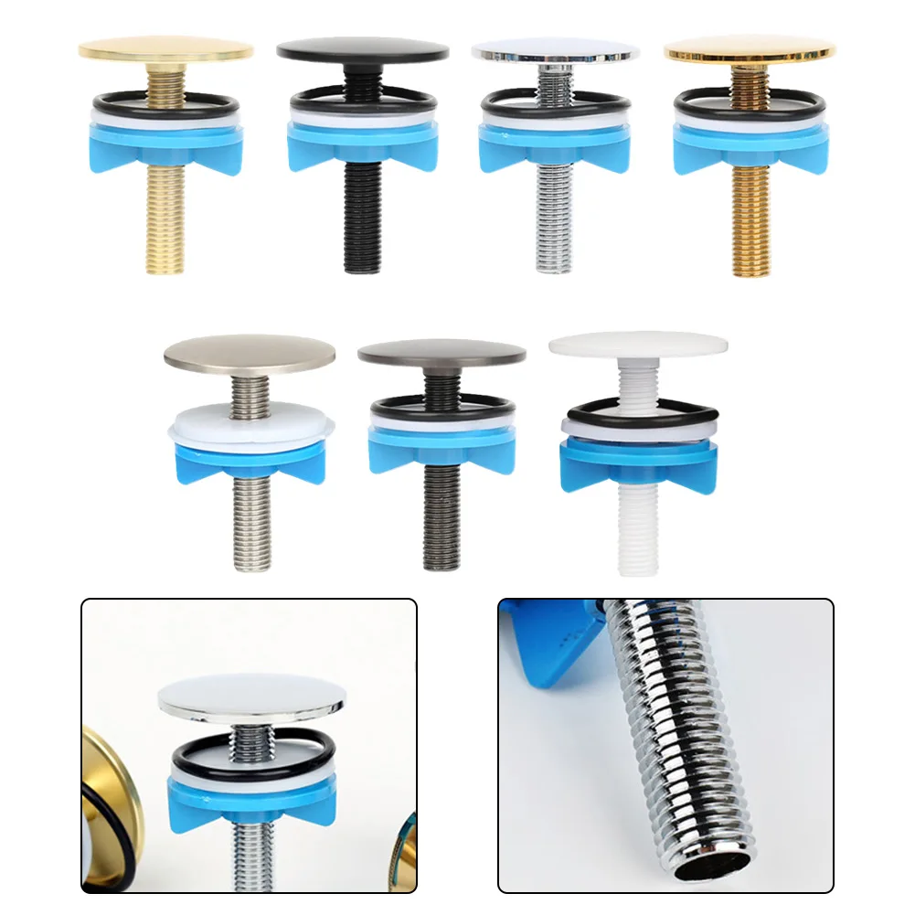 

Brass sink decorative hole cover plate suitable for kitchen sink and bathtub toolless installation and sleek look