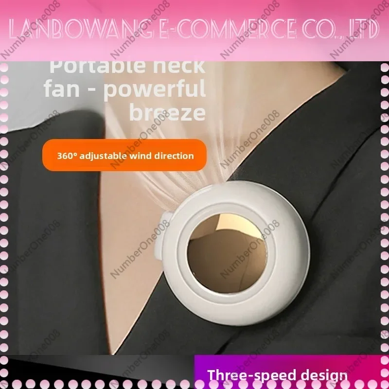USB Rechargeable Mini Clip Fan, Portable Small Handheld Fan, Strong Wind Quiet for Desk Neck Fan Students Office Gift