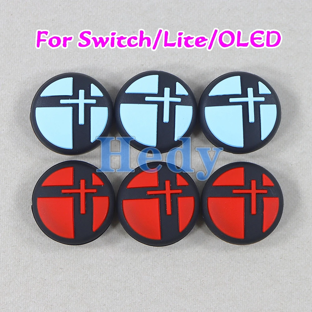 스위치 라이트 OLED용 실리콘 썸 스틱 캡 2개, 닌텐도 스위치 조이콘 컨트롤러 그립용 아날로그 조이스틱 캡