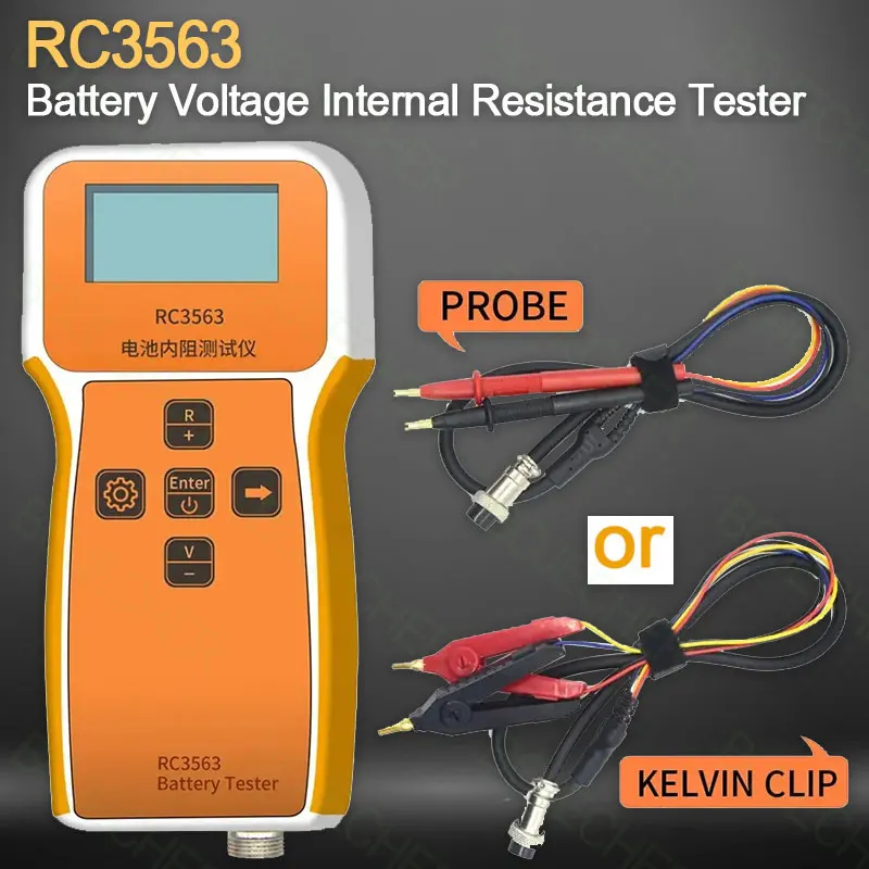 RC3563 Battery Voltage Internal Resistance Tester 18650 Battery Tester High-precision Trithium Iron Phosphate Battery detector