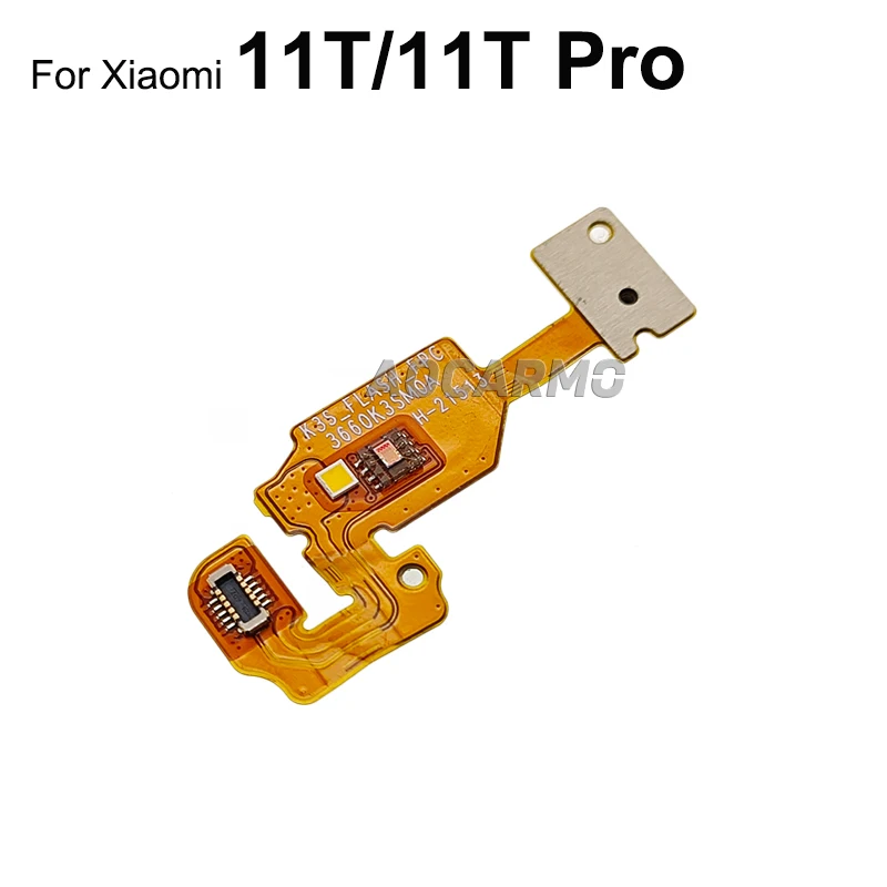 Aocarmo For Xiaomi 11 Ultra 11t Pro Mi 11Pro 11U Flash Light Module Proximity Distance/ Ambient Sensor Flex Cable Replacement