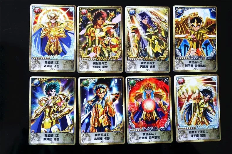 Saint Seiya Character Collection Card TV Movie 182pcs Bronze Saint Gold Saint God Warrior Specter Marina Hyoga Shiryu Ikiki Shun