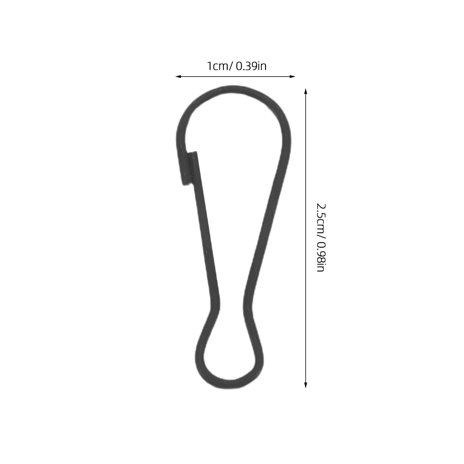 100Pcs Snap Clips Metal Spring Buckle for Curtain Tracks Drapes Tiebacks Secure Holdaway with Locking Mechanism