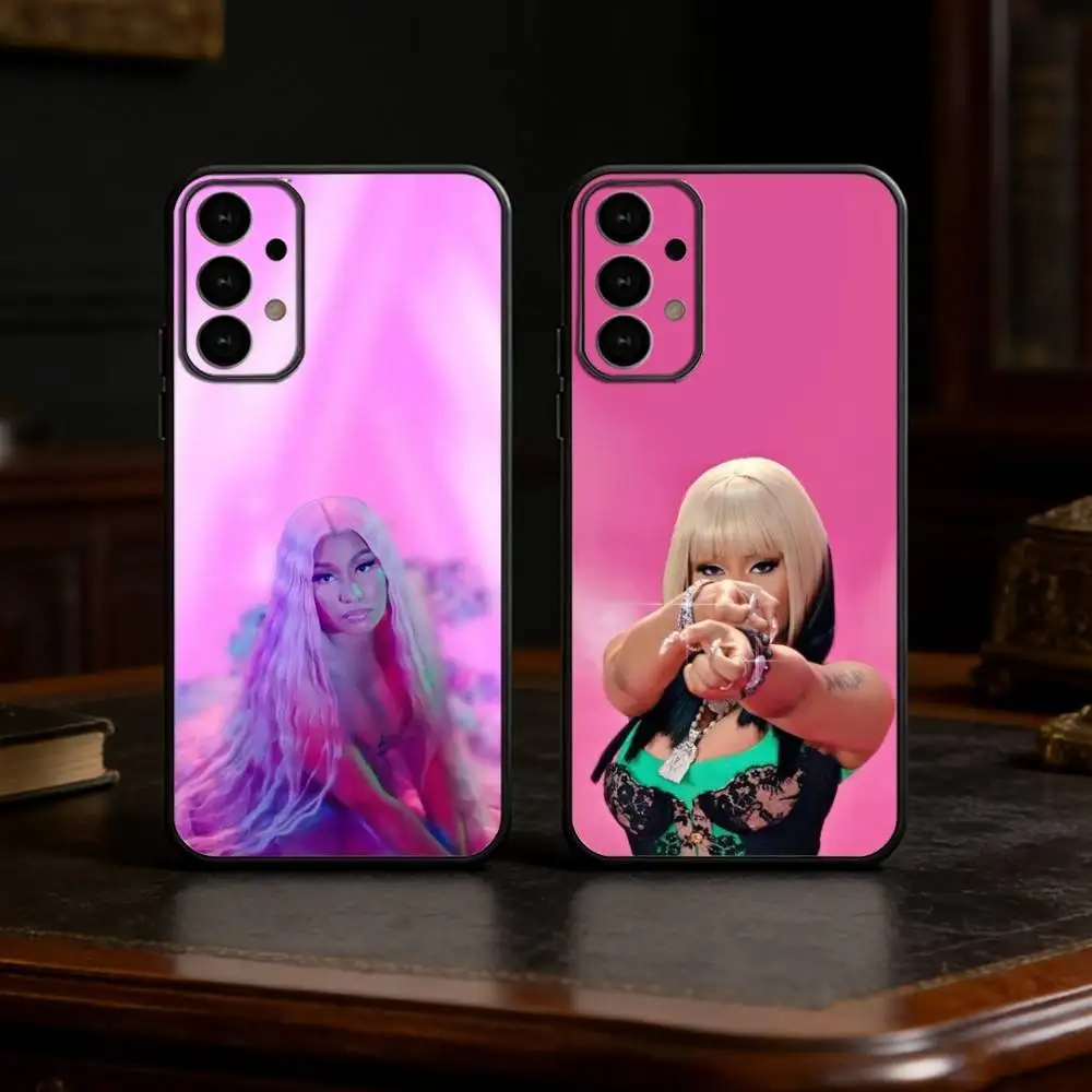 

Rapper SINGER N-Nicki Minaj phone Case For Samsung S25,24,21,22,23,30,Ultra,20,Plus,Fe,Lite,Note Soft Black Cover