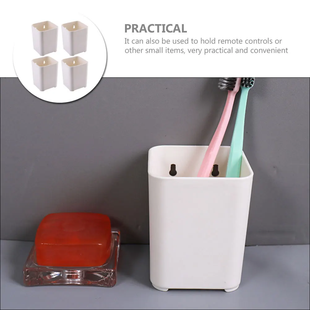 4 قطعة حامل القلم الرصاص مجموعة صناديق الحائط القلم التخزين المنظم لمكتب مكتب اللوازم المدرسية لاصق القرطاسية الحاويات #5