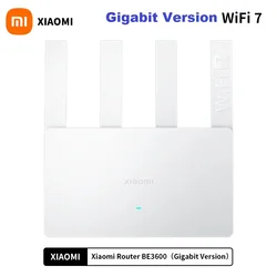 Xiaomi BE3600 Gigabit Version Router WiFi7 Mesh MLO Dual-Band End Ethernet Port Repeater VPN Networking Gaming Acceleration