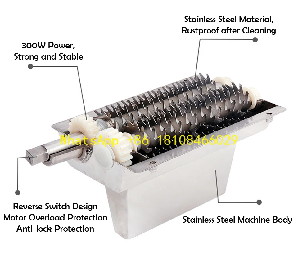 

Электрическая машина для размягчения мяса для говядины ETS737, коммерческий размягчитель мяса, сверхмощный кухонный инструмент из нержавеющей стали,