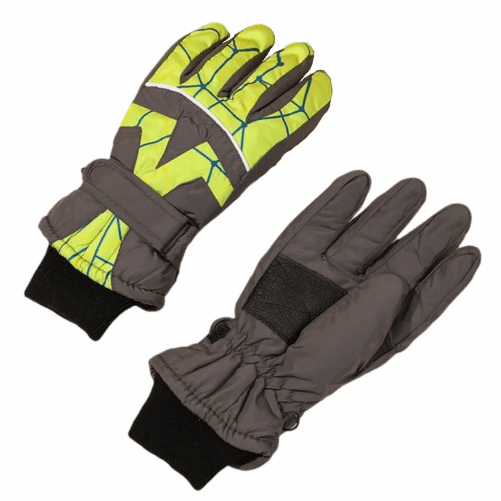 

Waterproof Children Snow Mittens Thicken Windproof Winter Snowboard Gloves Adjustable Breathable Outdoor Thermal Gloves