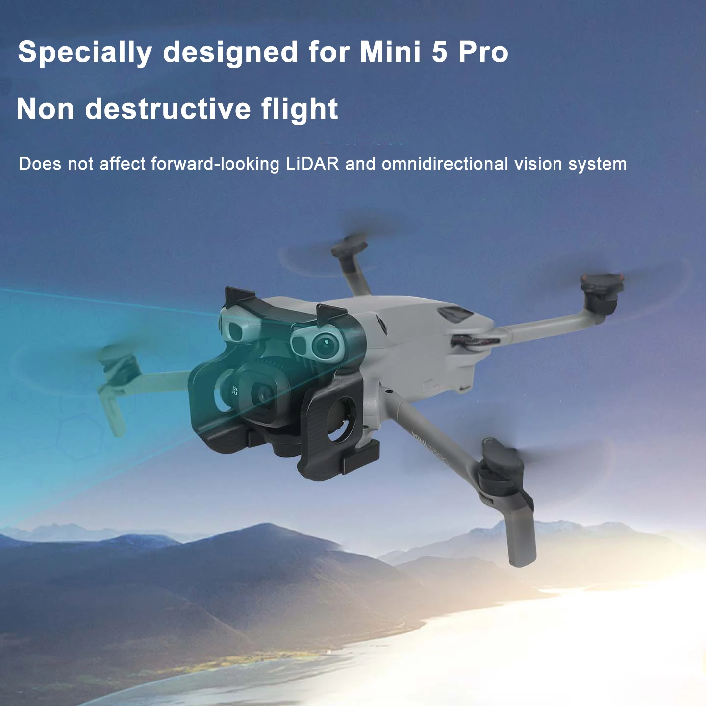 

For DJI Mini 5 Pro Gimbal Lens Protector PTZ 3D Printed Cover Lightweight & Sturdy Crash Protection Drone Camera Guard