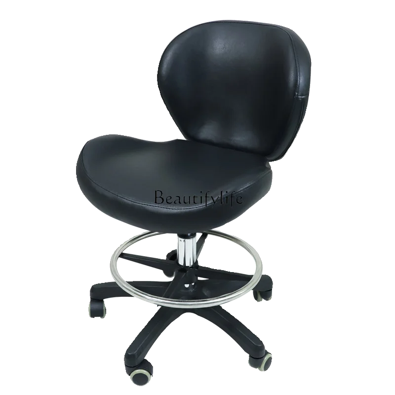 

Beauty Salon Special Pulley Chair Lifting Rotating Barber Shop Technician Stool