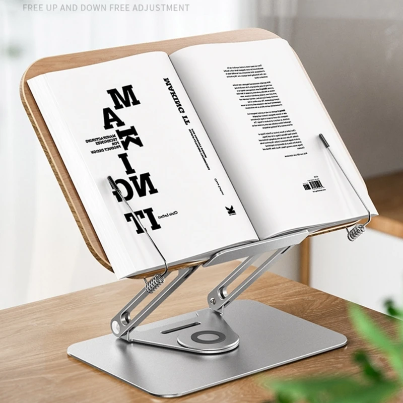 Book Stand Reading Book Holder Adjustable Tablet Laptop Bracket Reading Pad Support Board Multi Functional