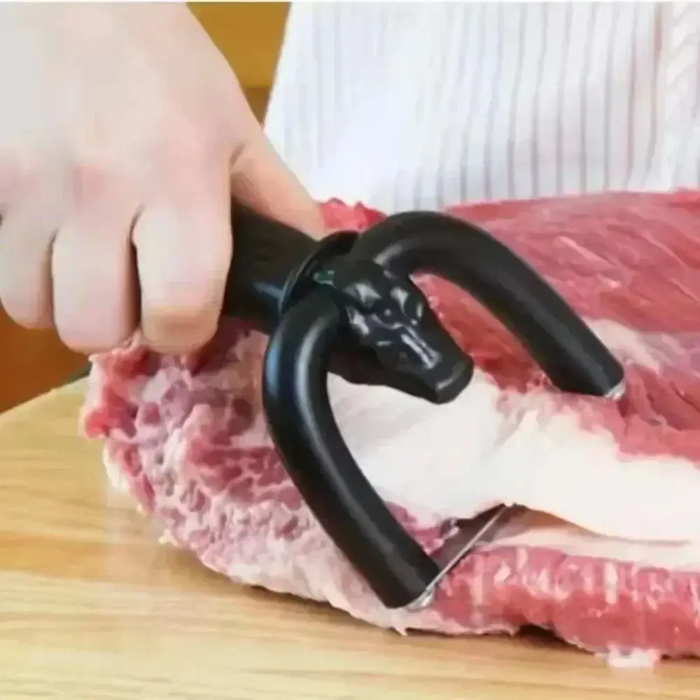 ハンディタイプの牛肉と豚肉スライサー、新型肉脂肪トリマー、diy肉切り用キッチンツール