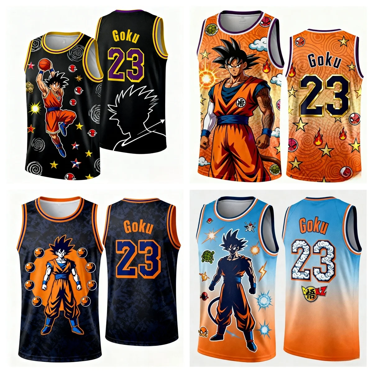 2026 Sommer Dragon Ball Retro Fitness-Weste Herren Übergroße 3D-Bedruckte Weste Familien-Unisex Kinder-Sportshirt