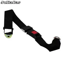 1PC Safety Two Point Adjustable Belt black Universal Car Vehicle Seat Belt Extension Extender Strap