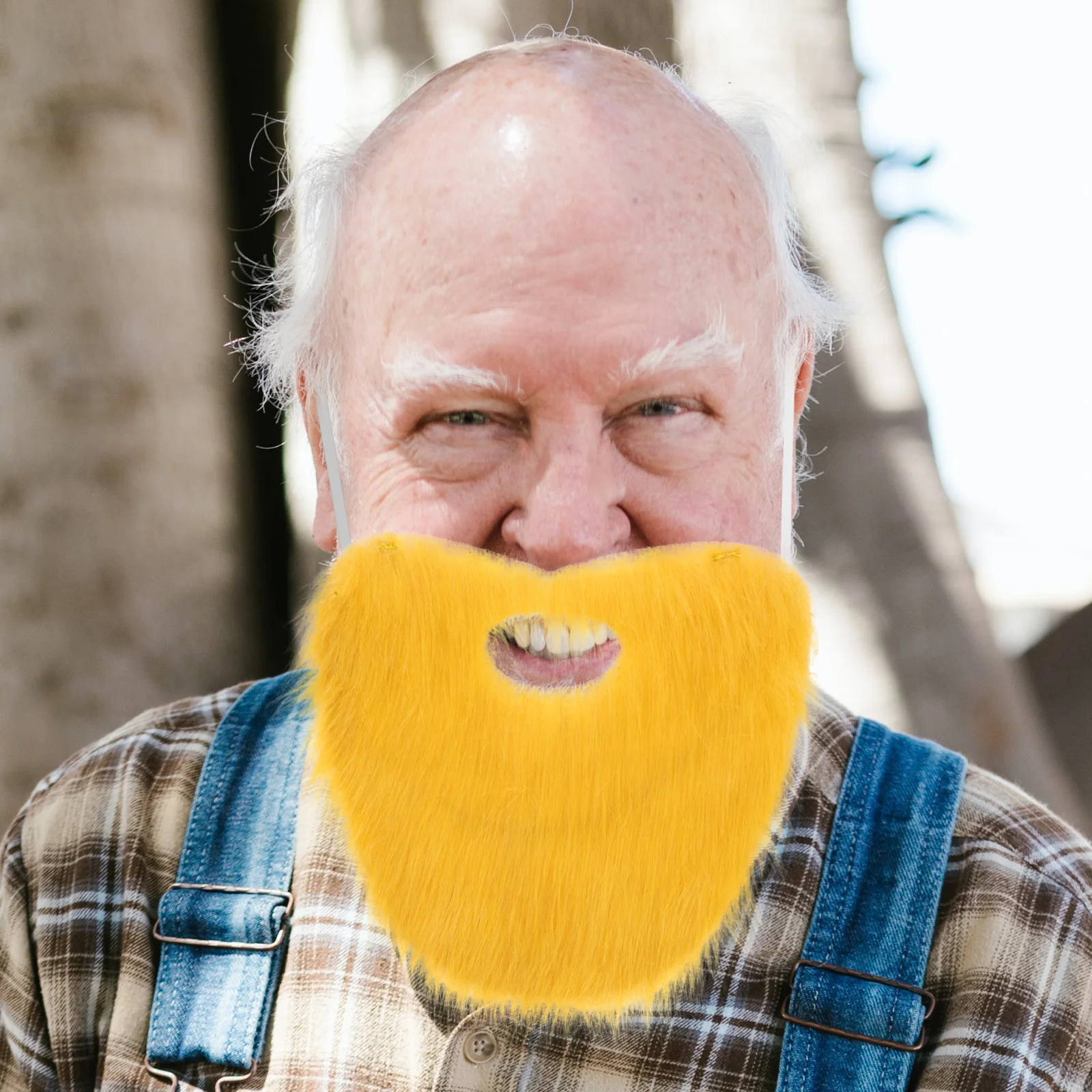 

Realistic Mustache Lifelike Beard Artificial Fake Mustache for Adult Cosplay Party Performance Props Realistic Fake Beard