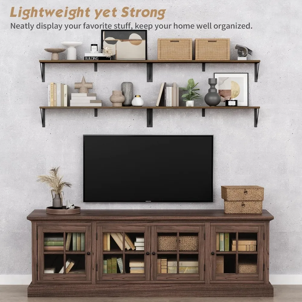

Floating Book Shelves for Wall Set of 3