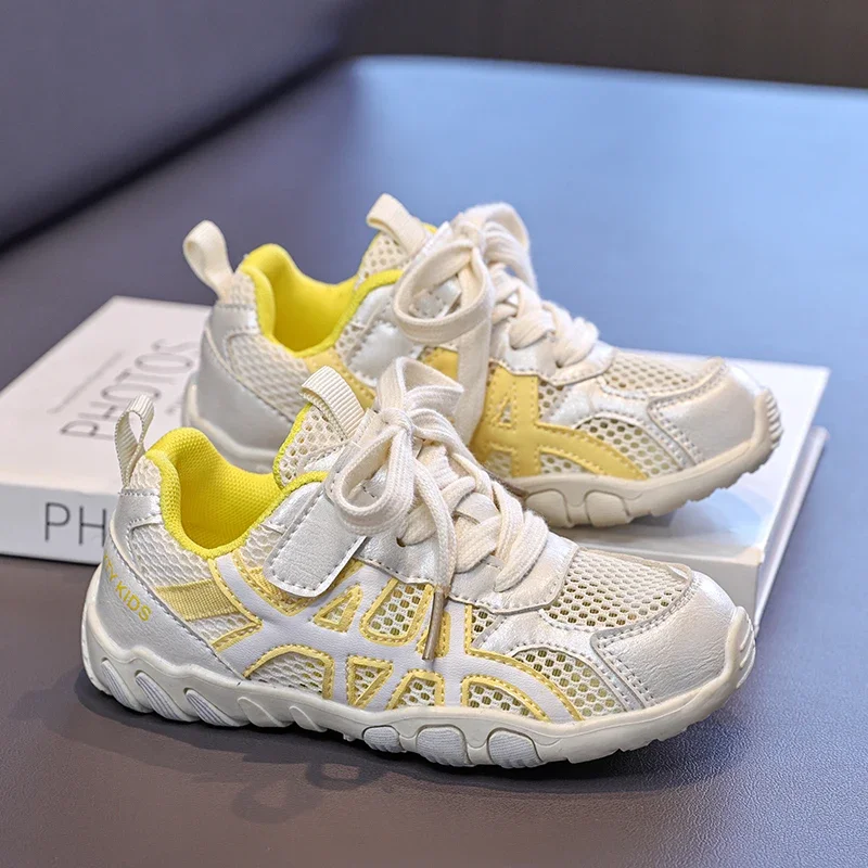 

Expandable Upper Kids Sports Shoes Fit Various Foot Types Breathable Sneakers Anti Skid Wearproof for Growing Kids