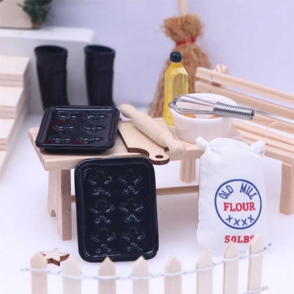 String Hat DollHouse Elf Kit Mini Tree Wreath Fairy Toy House Simulation Miniature Scene Miniature Elf Door DIY Decoration