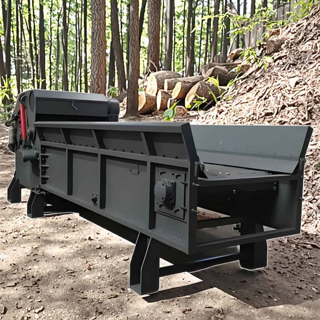 220V Wood Root Crusher Machine Horizontal Stump Grinder with Big Tree Roots Shredder Engine Powered Motor Core Component