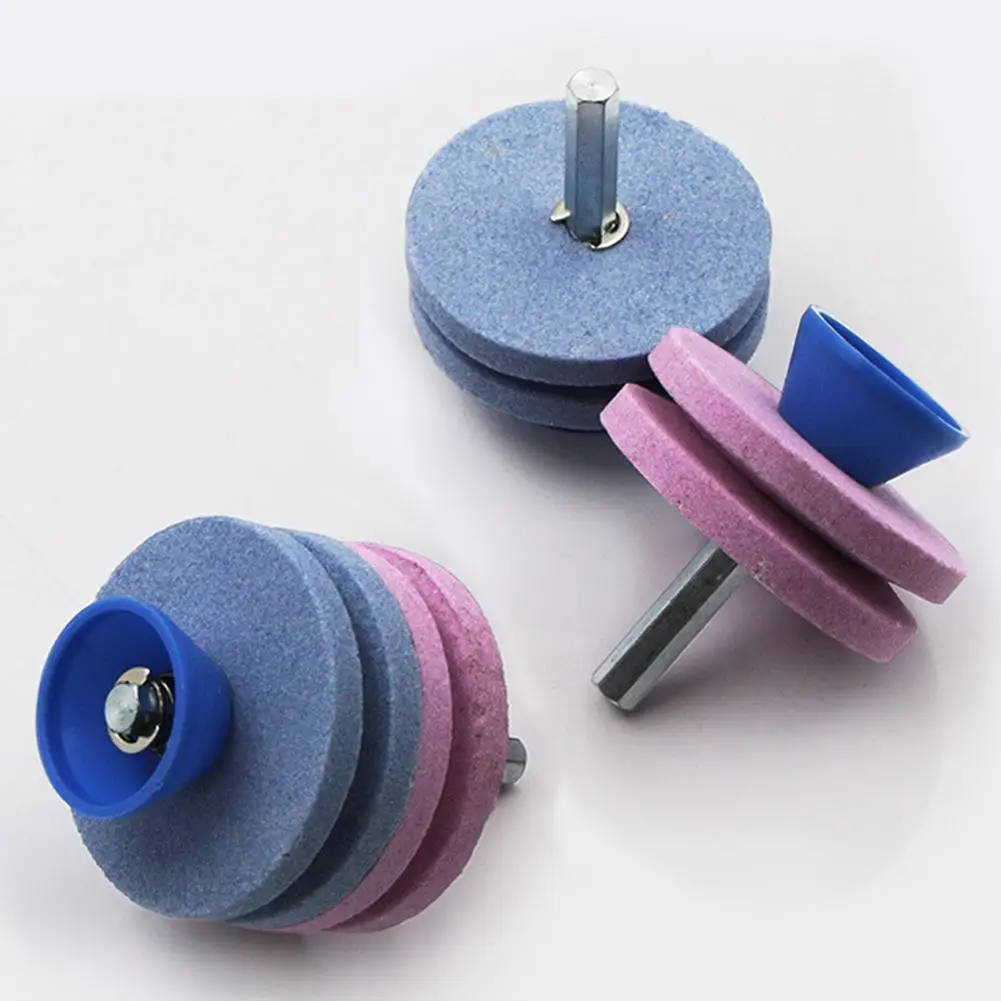 Power Rotary Sharpener For Drills - Quickly Restore Edge To Mower Blades & Gardening Tools With Ease, Heavy-Duty Abrasive