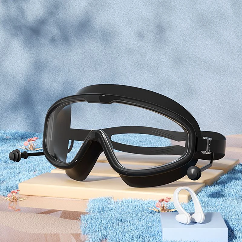 2025 Large Frame Swimming Goggles For Kids High Quality Antifog Swim Glasses Waterproof HD Swim Eyewear Swim Equipment view 2