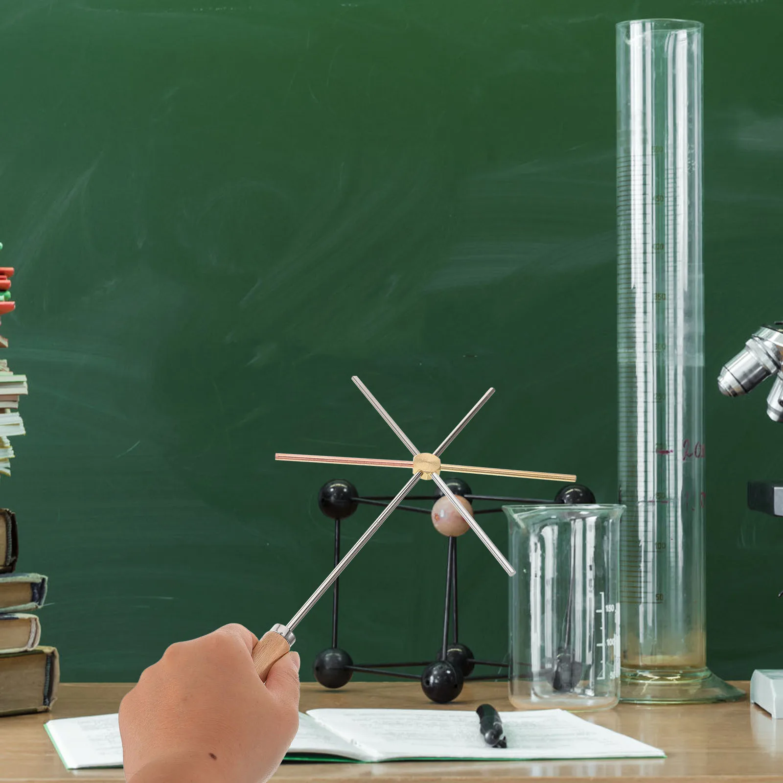 

Heat Conduction Demonstrator Thermal Conductivity Device Copper Iron Aluminum Rods School Physics Teaching Tool