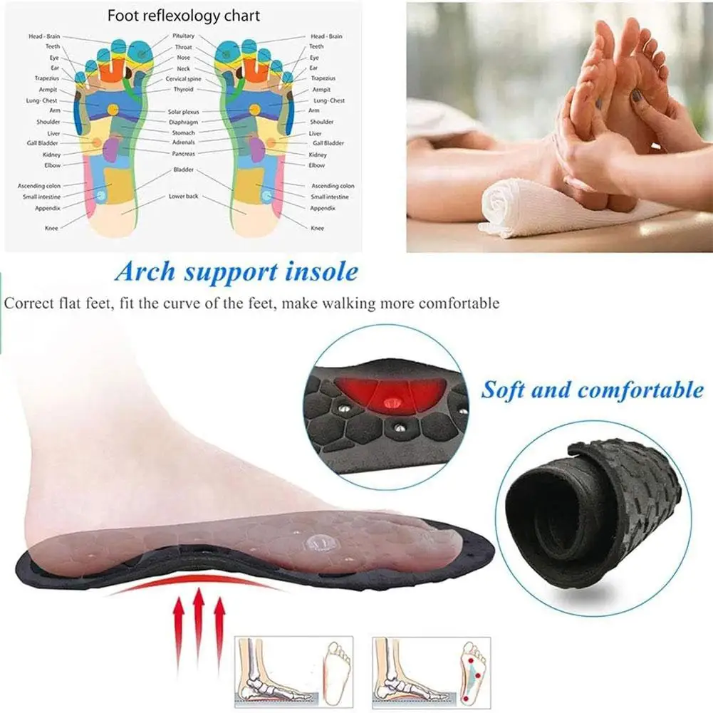 Foot Massage Pad Stimulates Acupoints, Presses Fingertips Foot Relaxation Pads Natural Physiotherapy Foot Patch