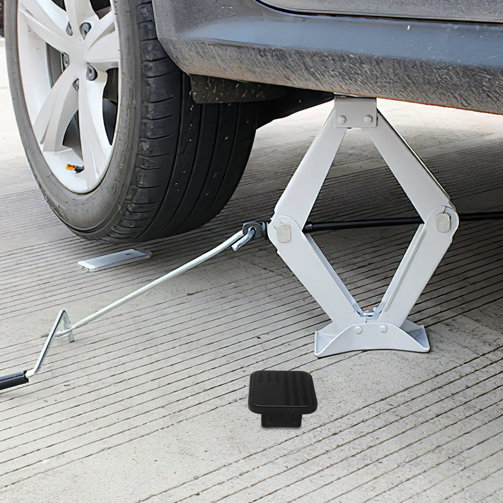 غطاء وصلة السحب مقاس 2 بوصة، غطاء بديل لقابس المقطورة المطاطية لغطاء وصلة حماية المصد للمركبة