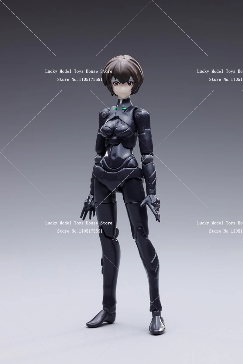 NOWY MODEL One N-01 in18 Team 1/18 Niebiesko Włosowa Anime Mobile Suit Girl Figurka Akcji Mini 3.75 cala Hainiu Studio Żołnierza Prezent