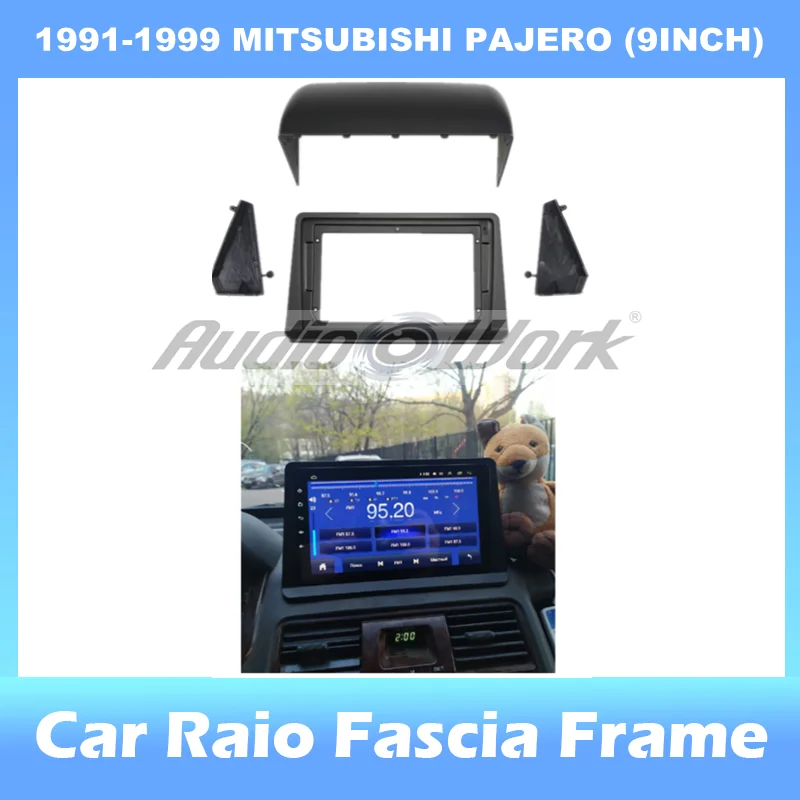 

9-inch 2din Car Radio Dashboard For MITSUBISHI PAJERO 1991-1999 Stereo Panel, For Teyes Car Panel With Dual Din CD DVD Frame