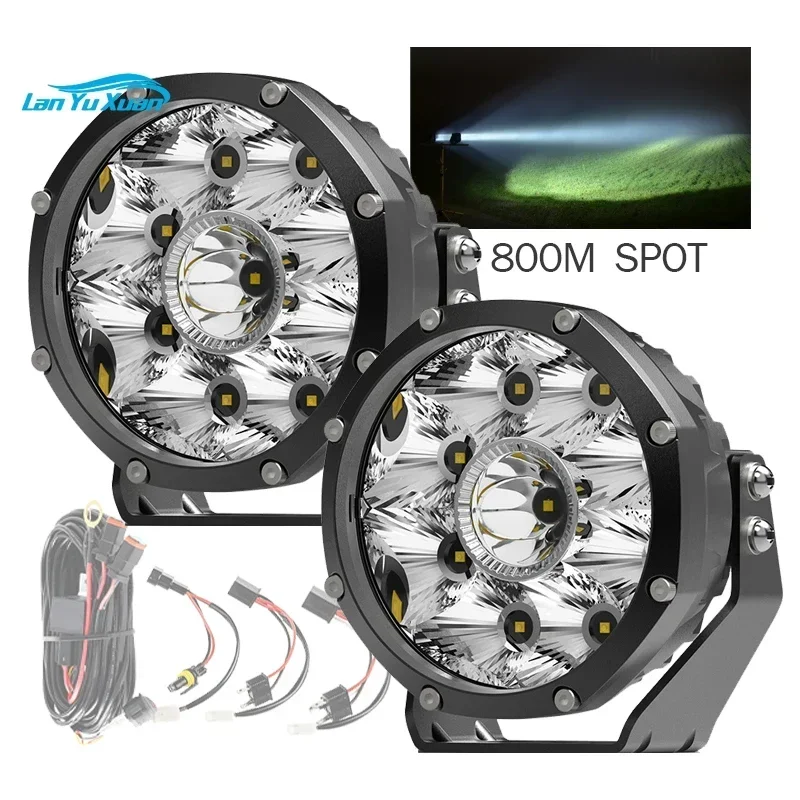 

ATV UTV 4X4 Off Road Led Car Lamp Spot 5 Inch Round Led Offroad Lights