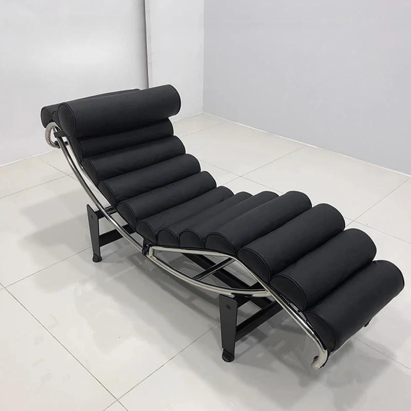 

Single sofa chair stainless steel balcony leisure chair soft seat cushion