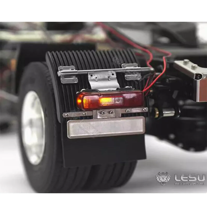Lesu Model Updated Spare Plastic Rear Lamp Taillight Mount Led For 1/14 Diy Rc Tractor Trucks Tamiya Dumper Car rc Accessories