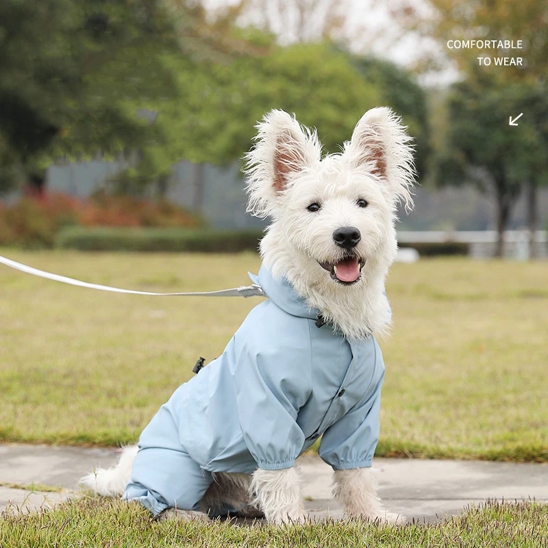 

Puppy Reflective Raincoat Dogs Accessories Waterproof Keep Pup Dry & Stylish Costume Dogs Jumpsuit Raincoat Dogs Overalls