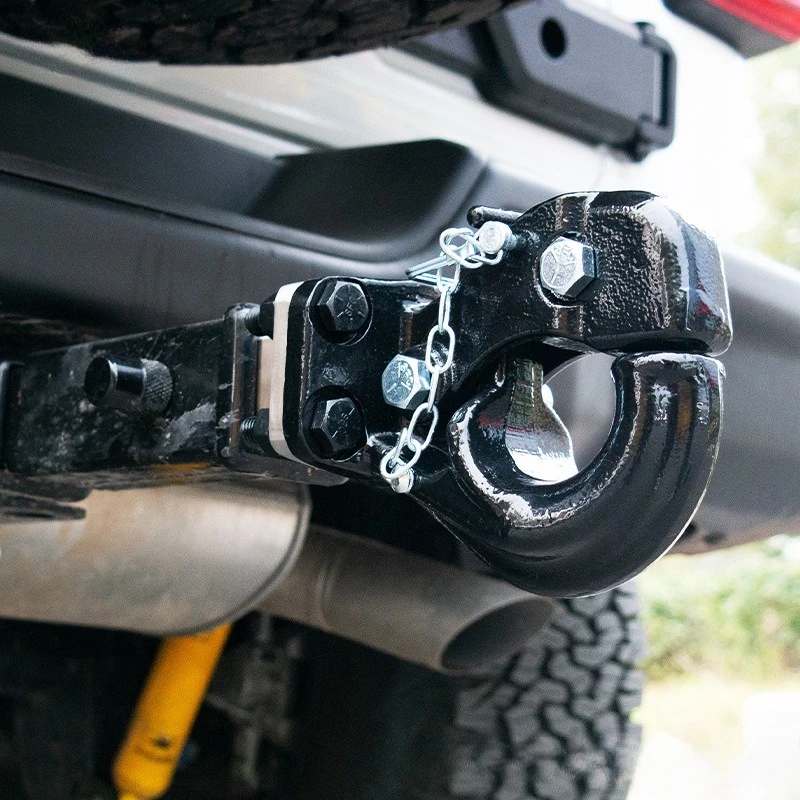 Universal Offroad Vehicle Trailer Hook Arm Applicable for 2-inch Square Mouth Tiger Head Hook Automobile Exterior Accessories