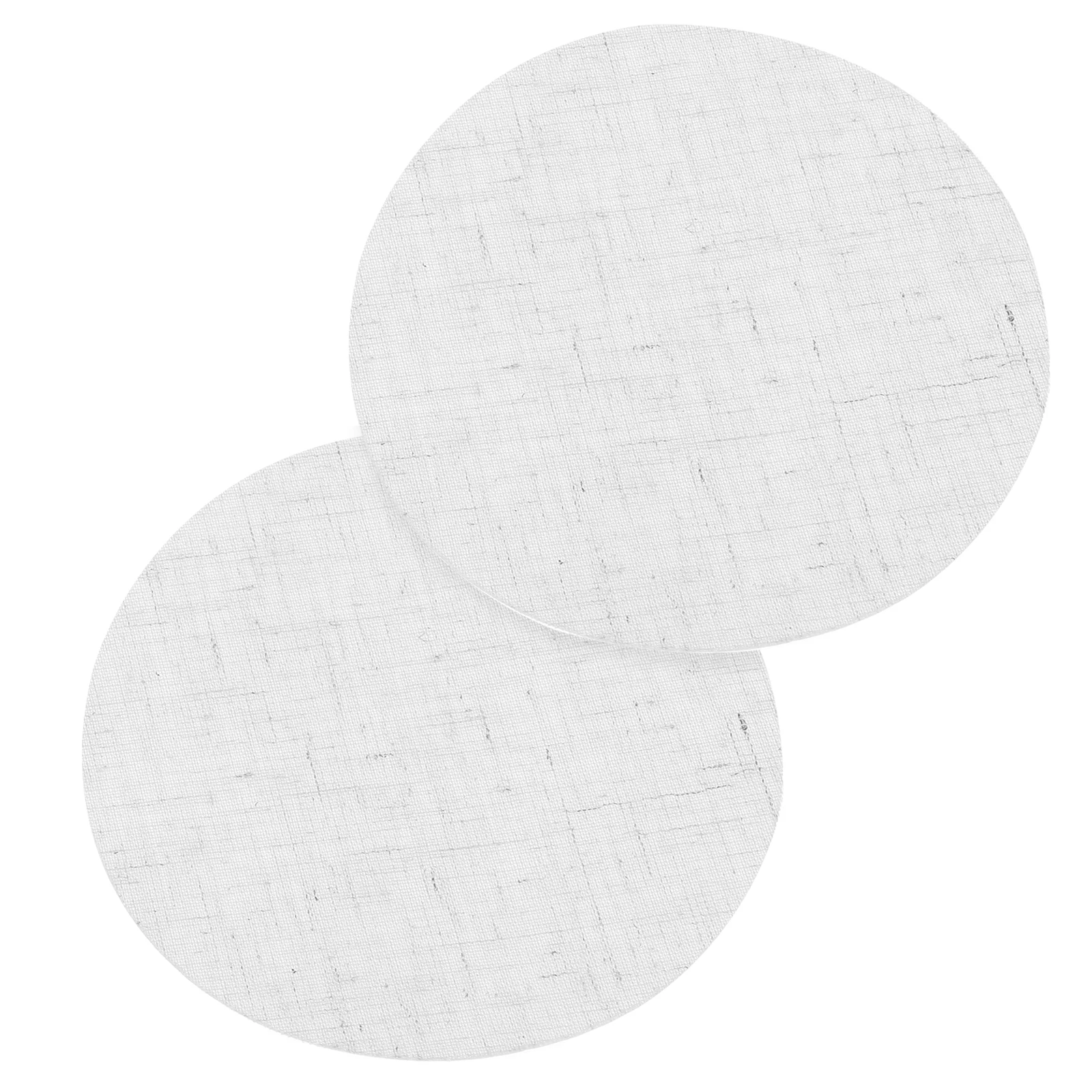 

2pcs Anti-glare Lampshade Diffuser 16cm Shallow Coffee Beige Light Cover Heat Resistant Fabric Ceiling Spotlight