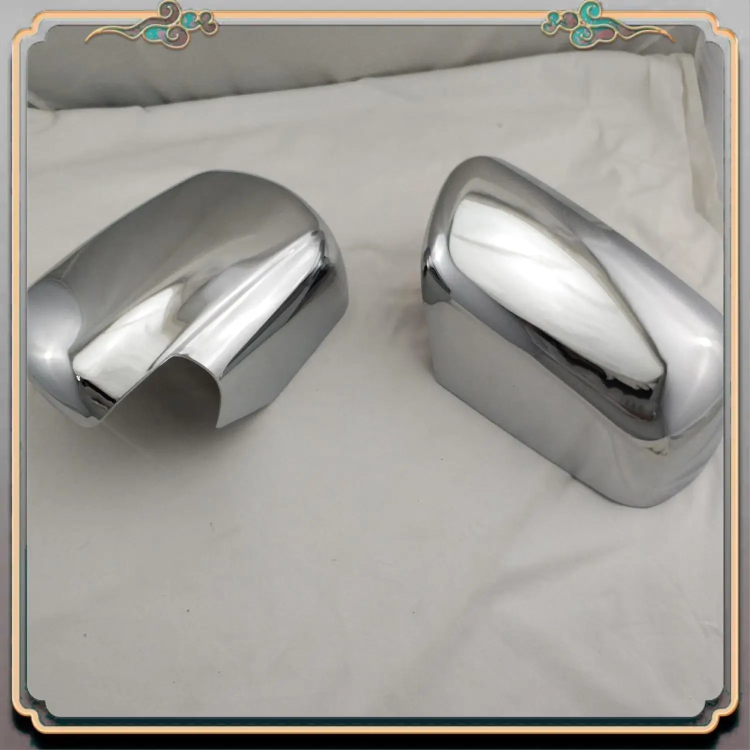 

A73Q-Car Door Rearview Door Mirror Covers For Suzuki Grand Vitara JT 2008-2014 ABS Chrome Accessorie
