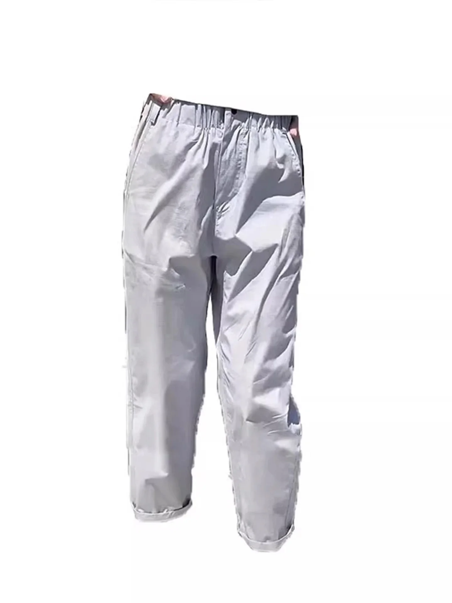 Eis Seide Qui Dry Spor Casual Hosen Frauen Sommer Dünne Große Größe Lose Hohe Taille Abnehmen Neun Punkte Harlan Hosen