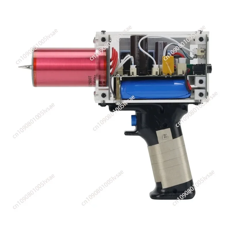 Official Enhanced Version Coil Gun Handheld Magnetic Energy Generator with Power Adapter