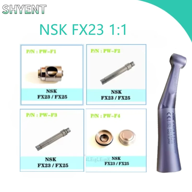 Dental Low-speed NSK FX23 FX25 1:1Turbine Maintenance Parts Rotor Cylinder Clamp Transmission Shaft Back Cover Parts Accessories