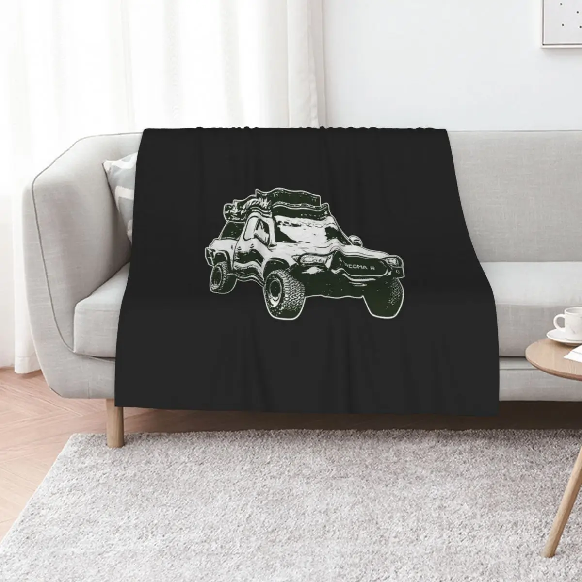 Adventure Tacoma Sketch Throw Blanket Soft Big Thermal Fashion Sofas Tourist wednesday Blankets